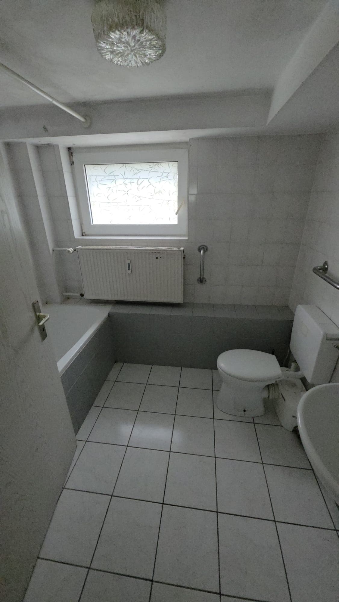 Badreinigung – vorher